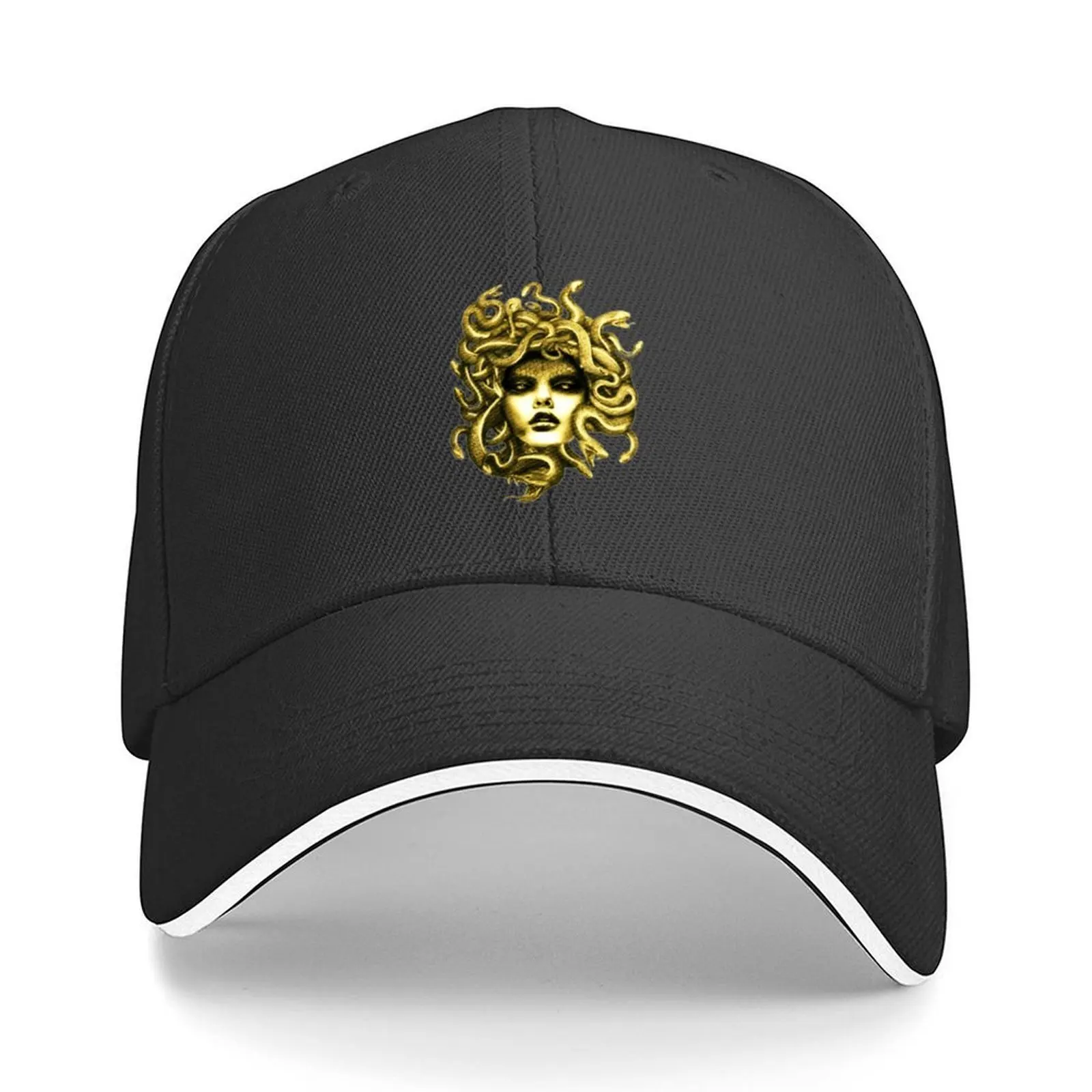

Medusa Gorgonas Head With Snakes Baseball Cap Hat Beach Beach Outing Vintage Designer Hat Men Luxury Brand Women's