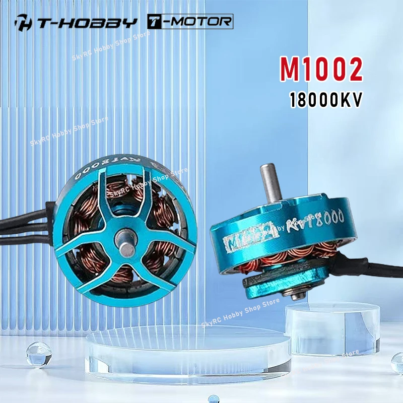 

T-MOTOR T-HOBBY M1002 18000KV 1-2S Micro Brushless Motor for 75mm Miniature RC Model DIY Parts