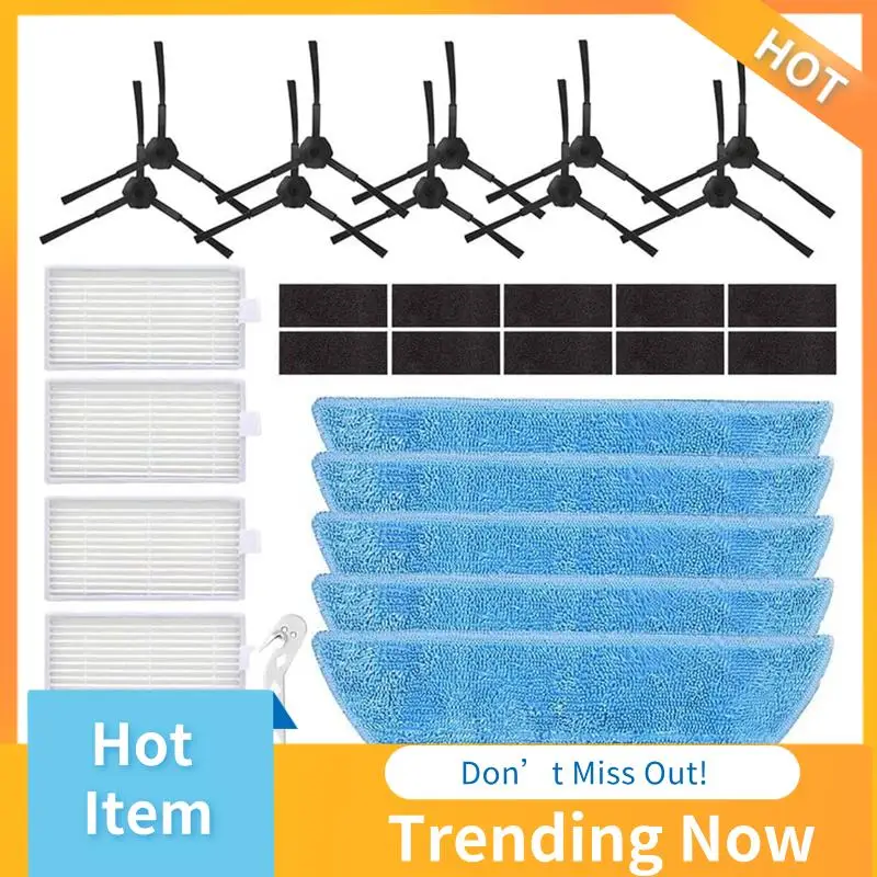 

Replacement Parts HEPA Filter Side Brush Set For ILIFE V5S Pro V5S V5 V3 V3S Robot Vacuum Cleaner