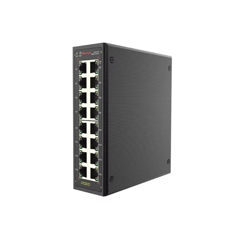 16-port Gigabit Managed Industrial Ethernet Switch Full-Duplex & Half-Duplex in stock
