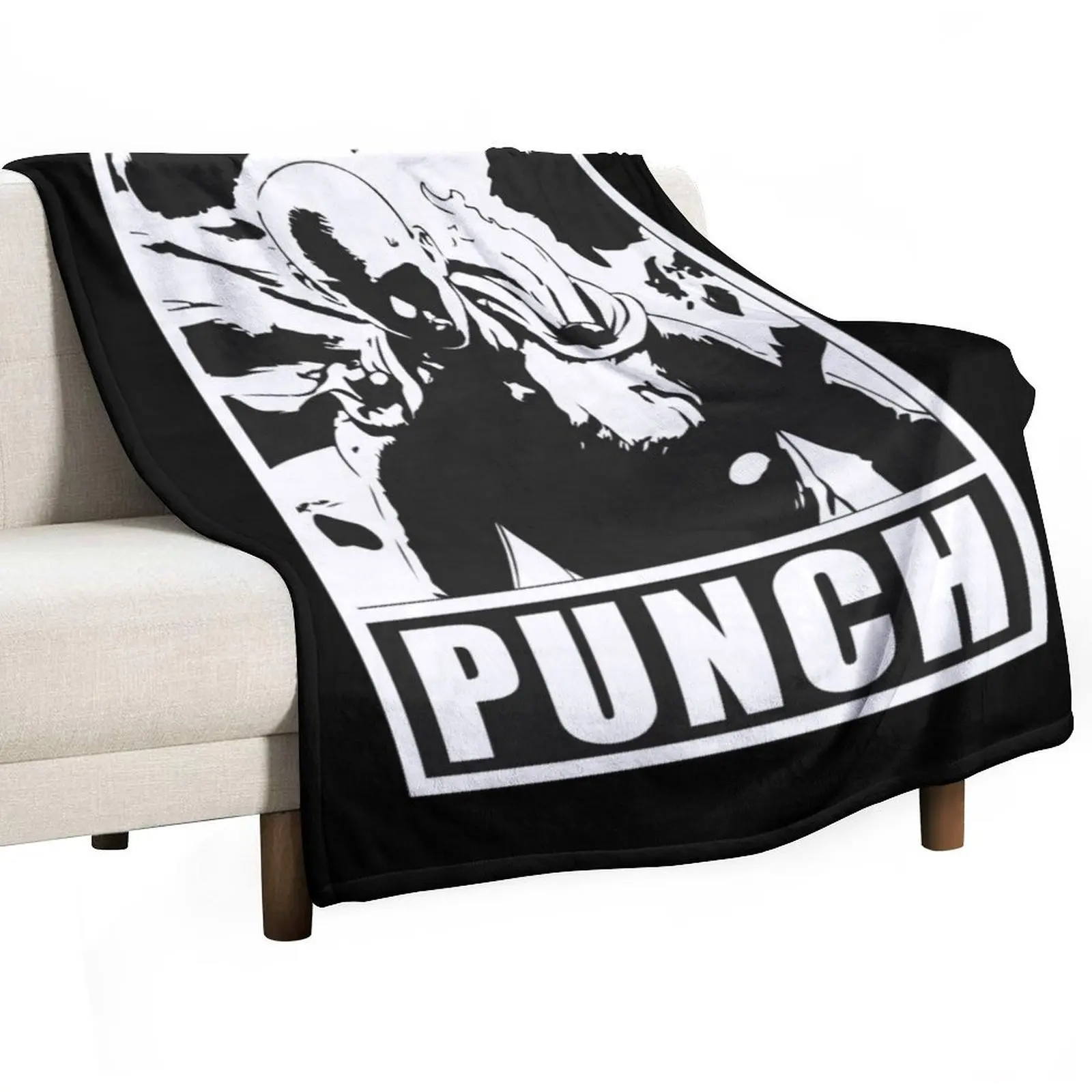 

One punch Throw Blanket Warm Moving Blankets