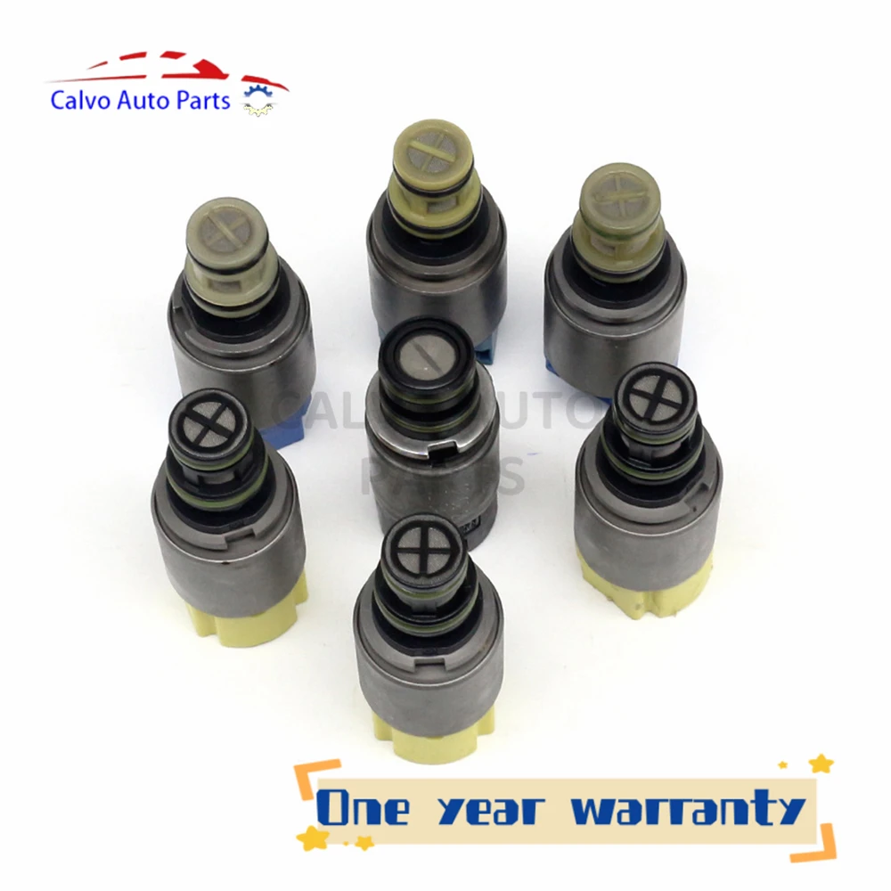 7PCS 6HP19 6HP26 6HP32 Transmission Solenoid For BMW X3 ZF6HP19 ZF6HP21 ZF6HP26 ZF6HP28 ZF6HP32 ZF6HP34 1068-298-045 1068298044