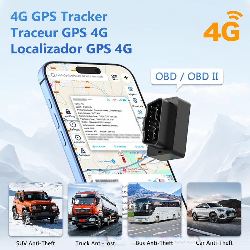 4G Obd Gps Tracker …