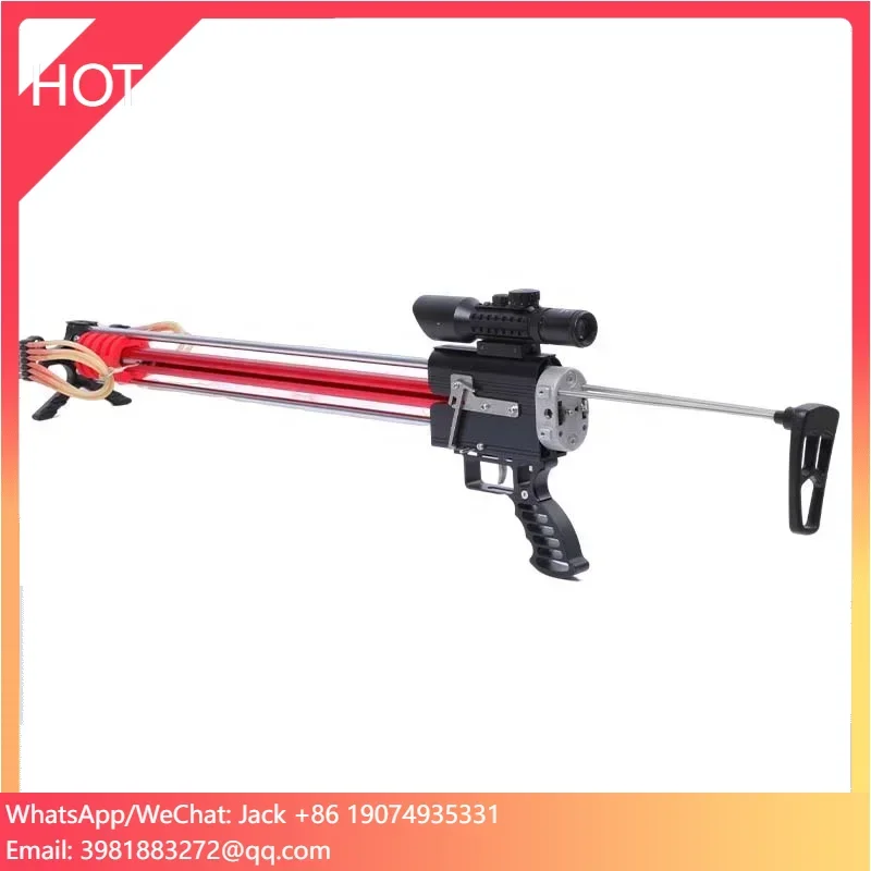 

Professional Craftsmanship Fishing Slingshot Set Hunting Chinese Slingshot Stainless Steel