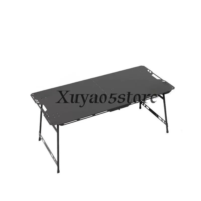 Outdoor Suitable for Lingying Tactical Table Expansion Multi-play Blackened Foldable Aluminum Alloy Table