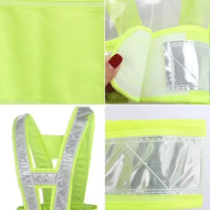 Ceinture réfléchissante haute visibilité pour la course de nuit et le cyclisme, gilet d\'avertissement de sécurité