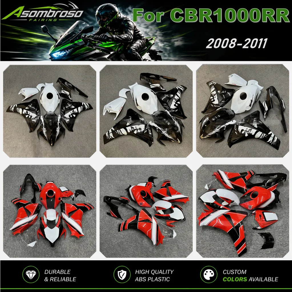 Fairing Kit Fit For CBR1000RR 2008 2009 2010 2011 Motorcycle Bodywork Set ABS Injection Plastic Shell Leyla Edition