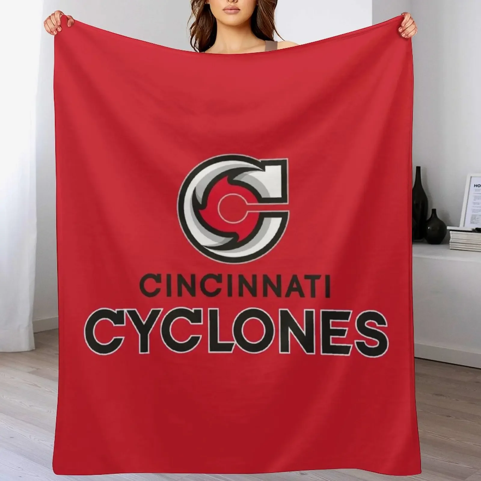 Cyclones-Cincinnati Throw Blanket Hairy Blankets For Baby Blankets