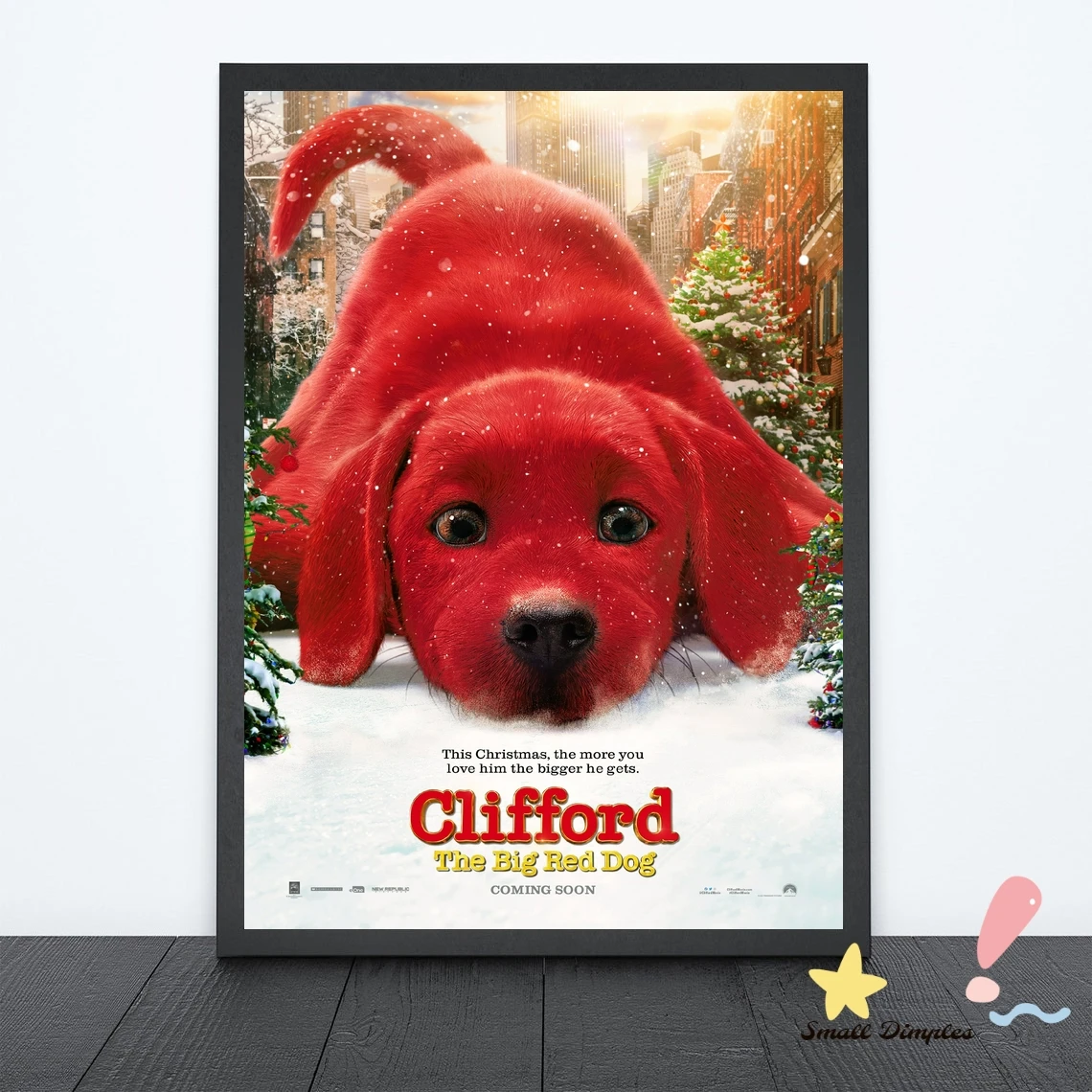 Clifford The Big Red Dog Movie Poster Canvas Art Print Home Decoration Wall Painting ( No Frame ) - view 2