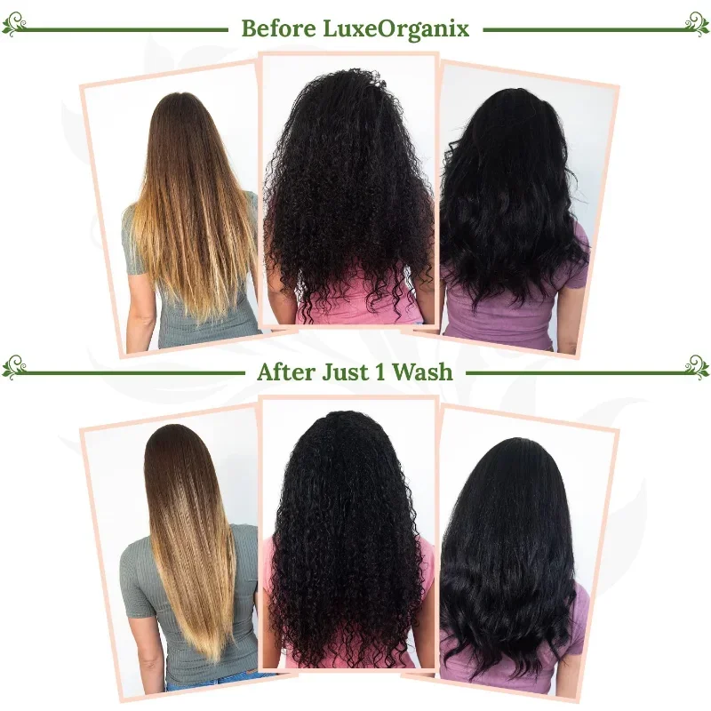 Wash Rice Water Growth Shampoo Moisturizing Oil ControlHair Shampoo Thinning Hair Loss,All Hair Types,Men Women Hair Care