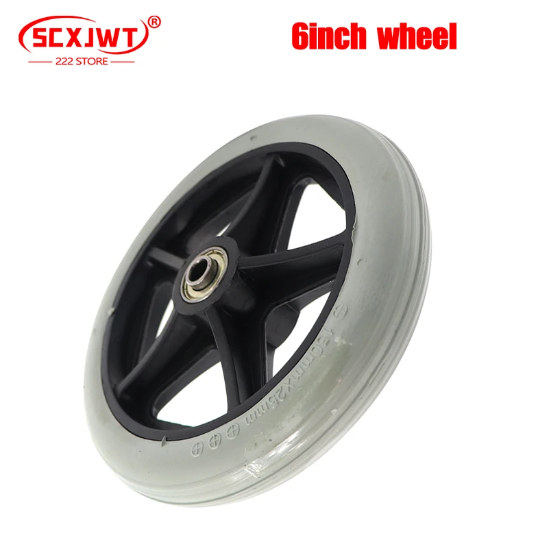 6 Inch Wheelchair Walker Drive Wheels Accessories: Seniors Walkers Chair Wheel Replacement wheel