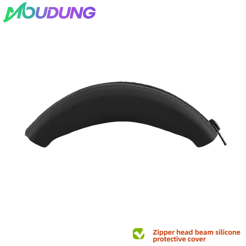MOUDUNG Replacement Silicone zipper head beam protective cover & Memory Foam Ear Pads With buckle for Sony WH-1000XM4 Headset
