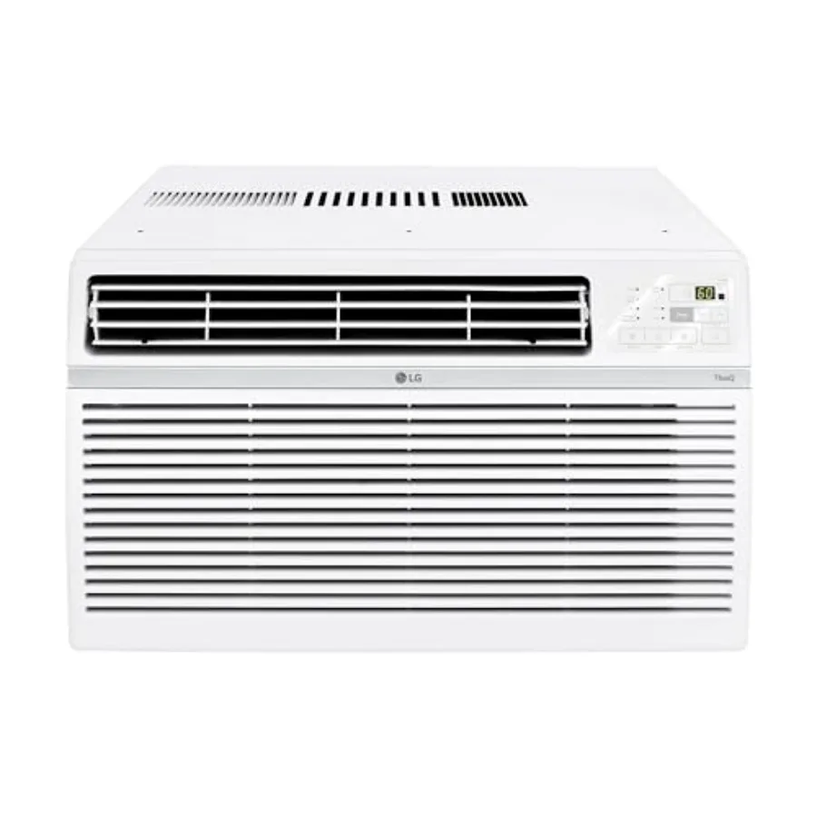 

Window Air Conditioner for large rooms up to 550 sq.ft, white ABS plastic, ultra-quiet operation with washable filter and WiFi