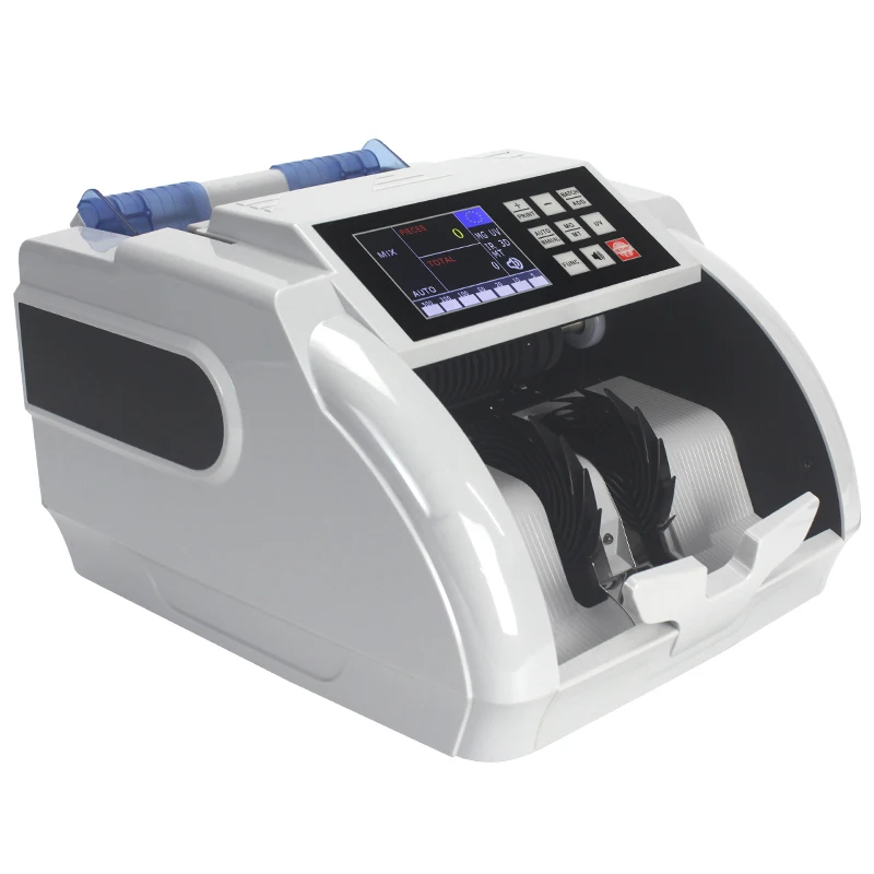 N86E Value Money Counter Machine Counterfeit Bill Currency Detector Calculate Mixed Denomination for EUR TRY PKR INR