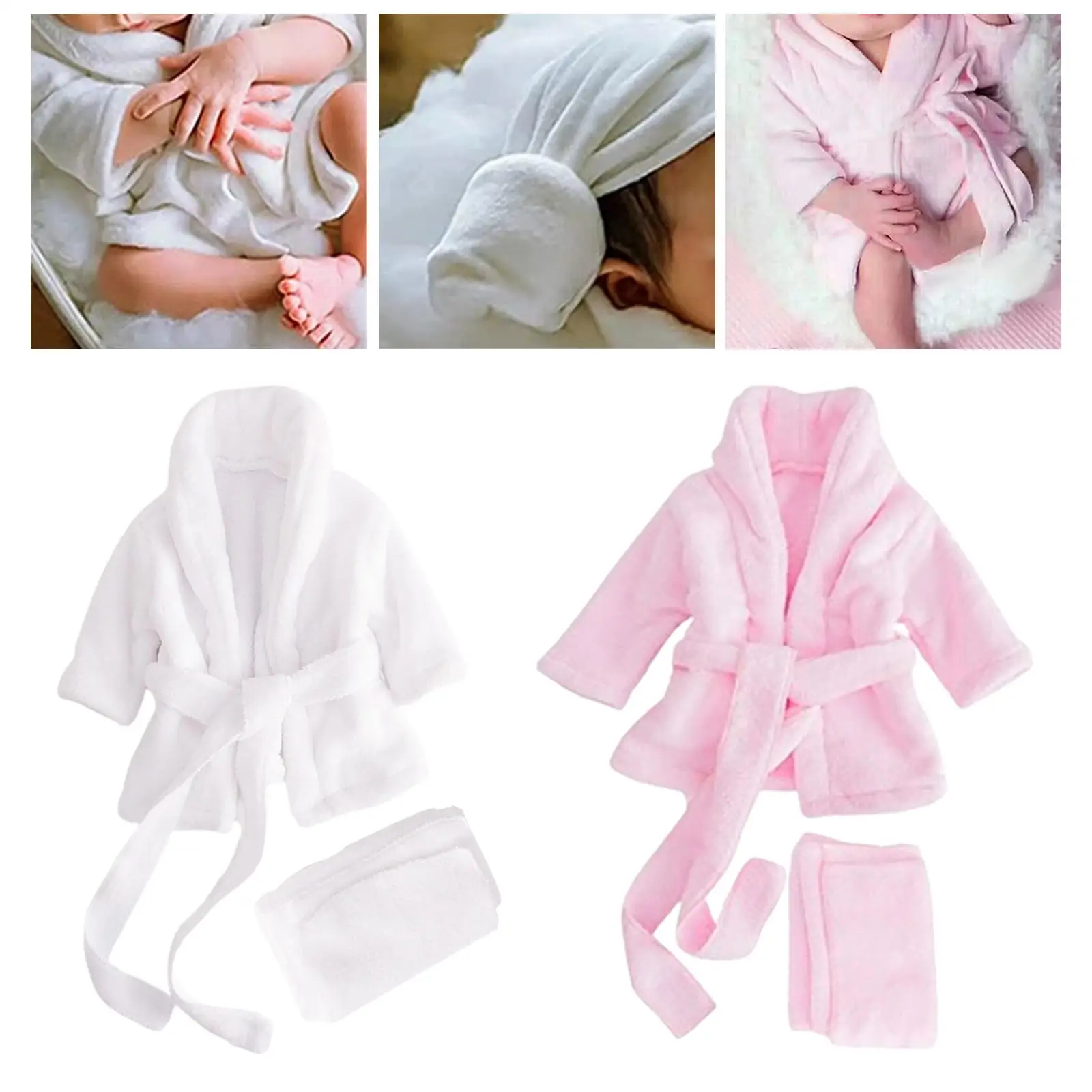 Accessoire de photographie confortable pour bébé, ensemble de costumes pour Posing Photo, Robe, serviette de bain