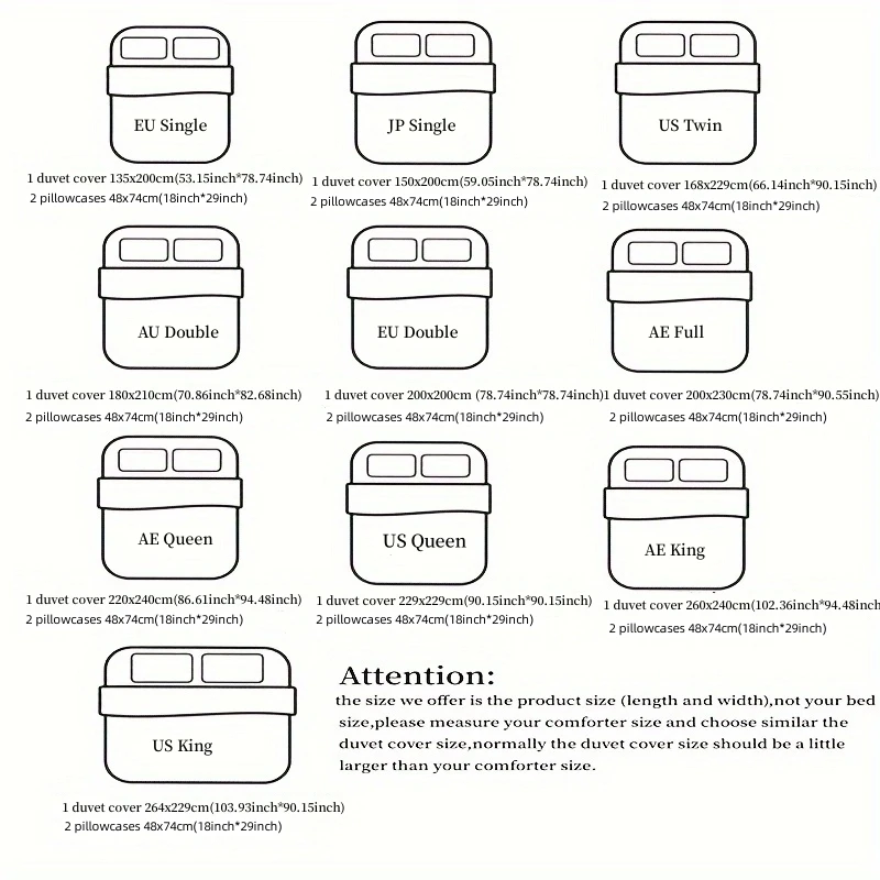 طقم غطاء لحاف مكون من 3 قطع، طقم غطاء لحاف مطبوع بعقدة فيونكة، طقم سرير مريح مكشكش، مفرش سرير لجميع المواسم #2