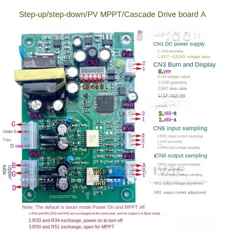 

Low-voltage IGBT module control driver board output constant voltage and constant current 1000V wide range of adjustment stabl