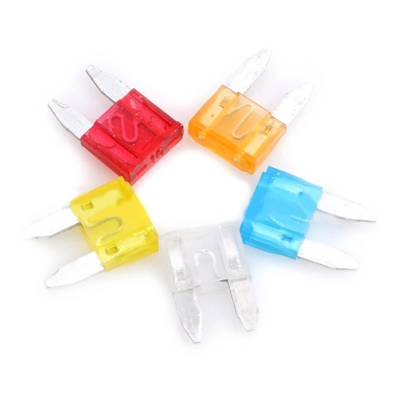 1185 Multifunctional Vehicle Fuses Set 120pcs Color Code Small Fuses Portable Accessory for Secure Electrical Systems