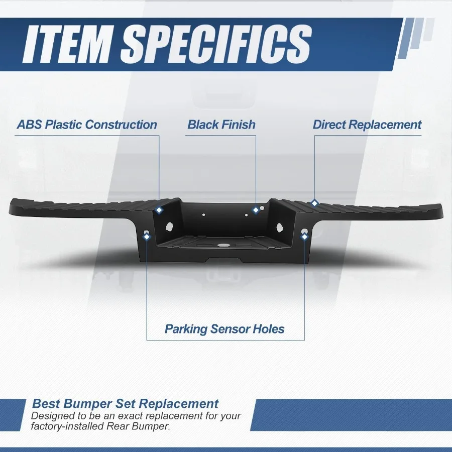 2017-2022 F250 F350 슈퍼 듀티 호환 범퍼 스텝 패드 센서 홀 포함 차량 보호 및 쉬운 접근 향상
