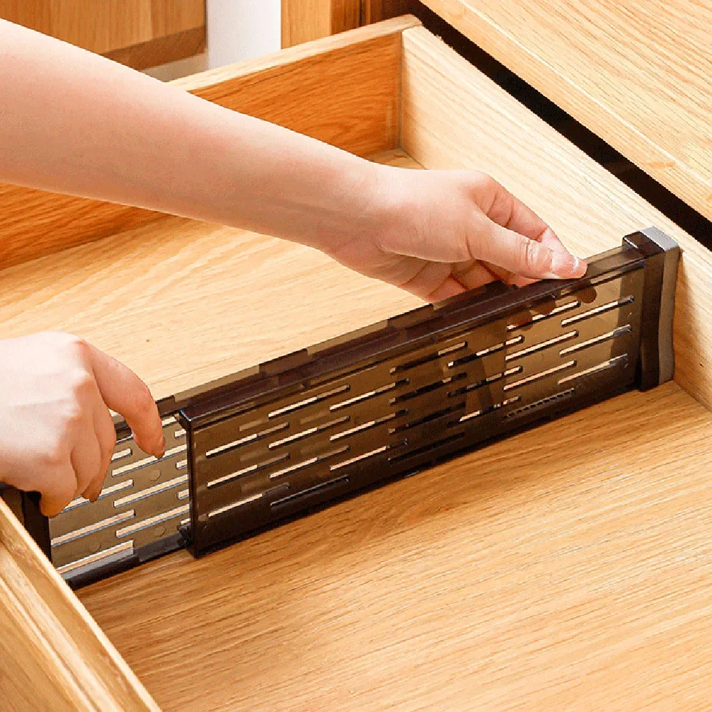 

Adjustables Drawers Dividers Retractable 30-49cm Hollow Drawer Organiser Household Drawer Storage Partition For Bedroom