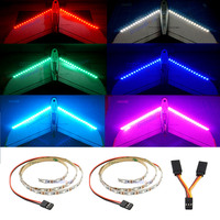 RC Airplane LED Light Strips for Fixed Wing RC Cars Trucks Flying Wing Plane Aircraft