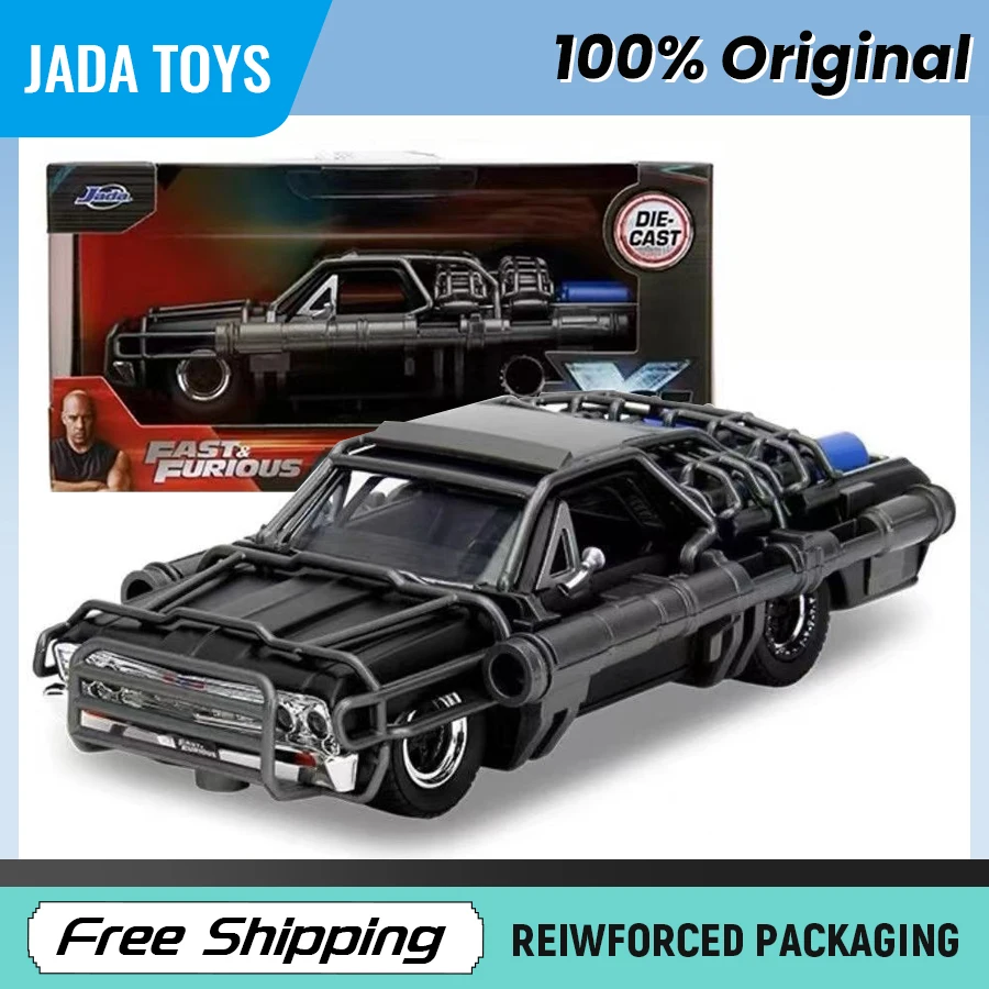 В наличии JADA 1:32 Fast & Furious 1967, Chevrolet El Camino, детская игрушка, модель автомобиля из сплава, оригинальные игрушки для мальчиков, коллекционирование подарков