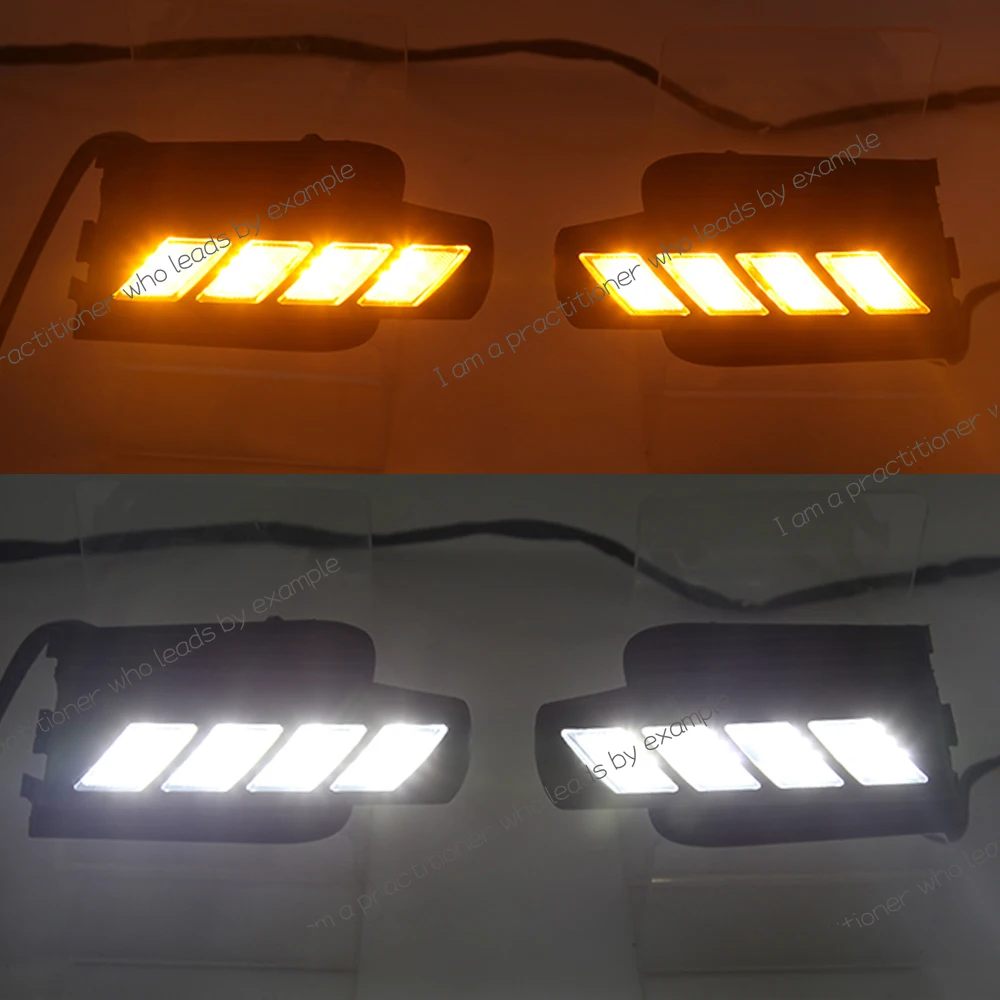 

Car DRL For Toyota Prado 120 Land cruiser LC120 FJ120 2003 2004 2005 2006 2007 2008 2009 LED Daytime Running Light turn signal
