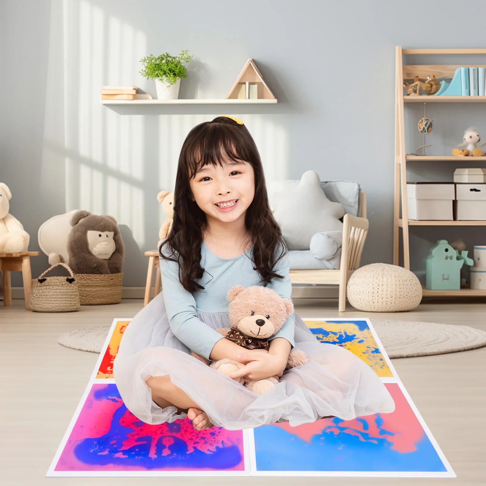 子供用触覚感覚マット ポップ体験教育的楽しいプレイマット 子供の発達のため