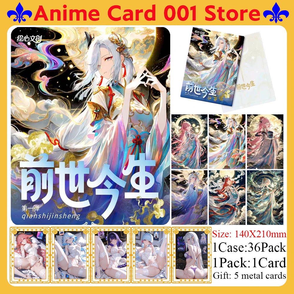 

New Goddess Collection Card ”Qianshijinsheng”Waifu Hobby ACG CCG Collection Card Game Acrylic Board Toy Gift
