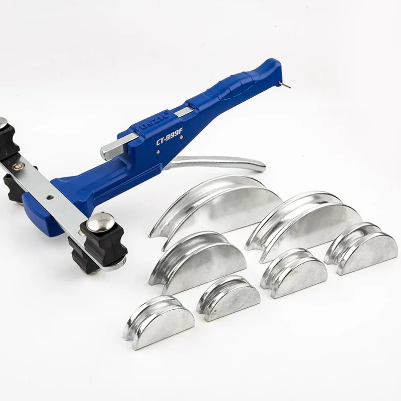 Pipe Tube Bending Manual Pipe Bender Copper and Aluminum Pipe Bender Tool for HVAC Air Conditioning Refrigerator Repair