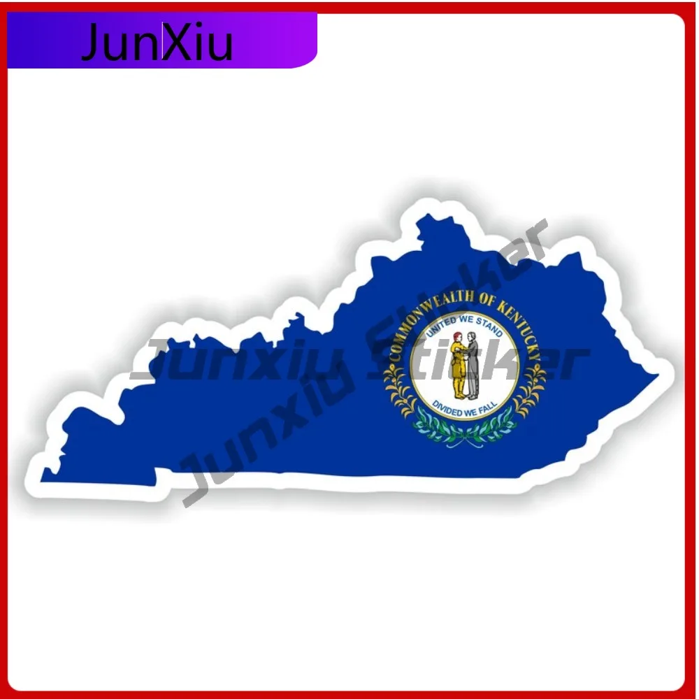 

Kentucky America National Emblem Map Shape And Outline Vinyl Decals Graphics New Car Stickers Camper Sun Living Decals Bycicle