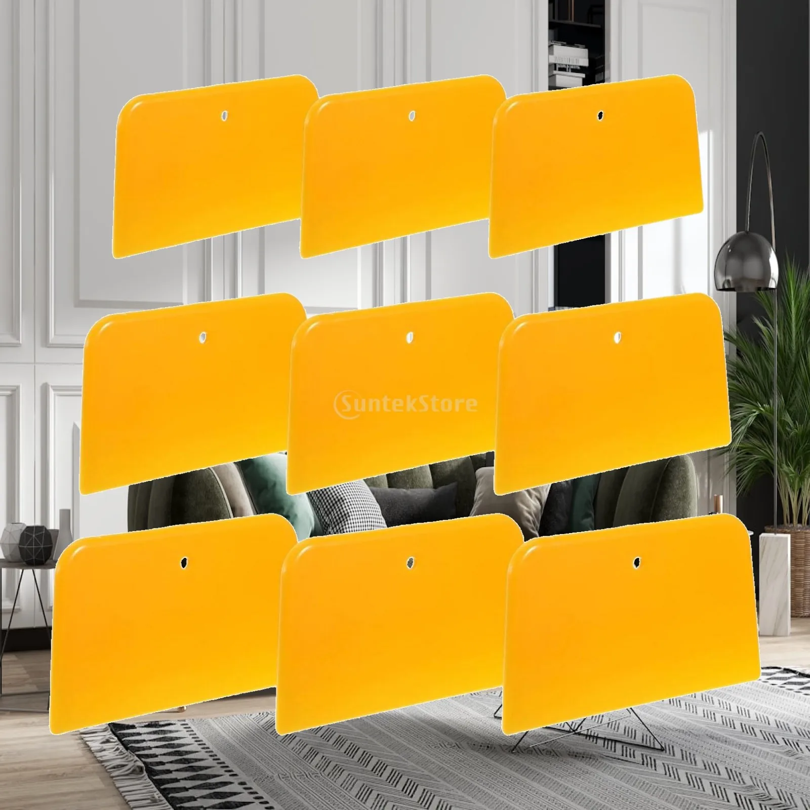 9x Car Body Filler Spreader Portable Reusable for Glazes Caulks Putties