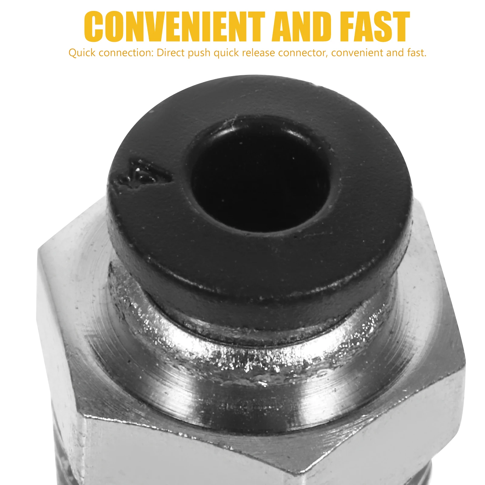 

10Pcs Push in Connectors Quick Connect Fittings Pneumatic Tools Air Hose Fittings Easy Operation Connector