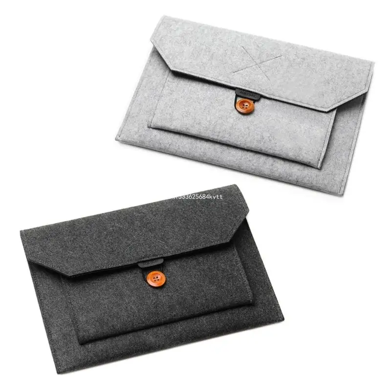 Shock Resistant Felt Laptop Sleeve Bag Case Laptop Sleeve Storage Case Dropship