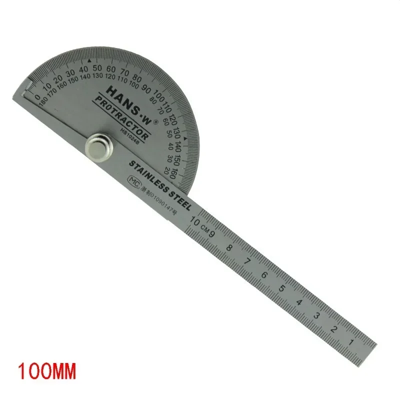 Multifunctional Ruler for Wood Working,180 Degrees Protractor