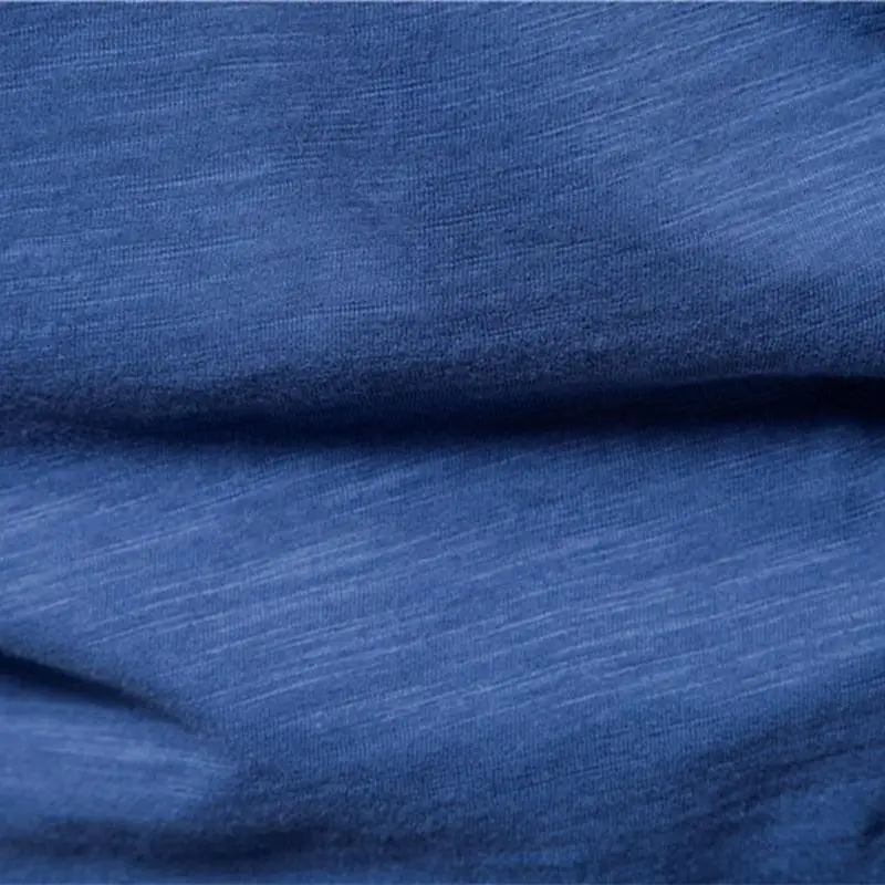 

652F Мужские летние хлопковые футболки повседневные однотонные облегающие топы с короткими рукавами и v-образным вырезом