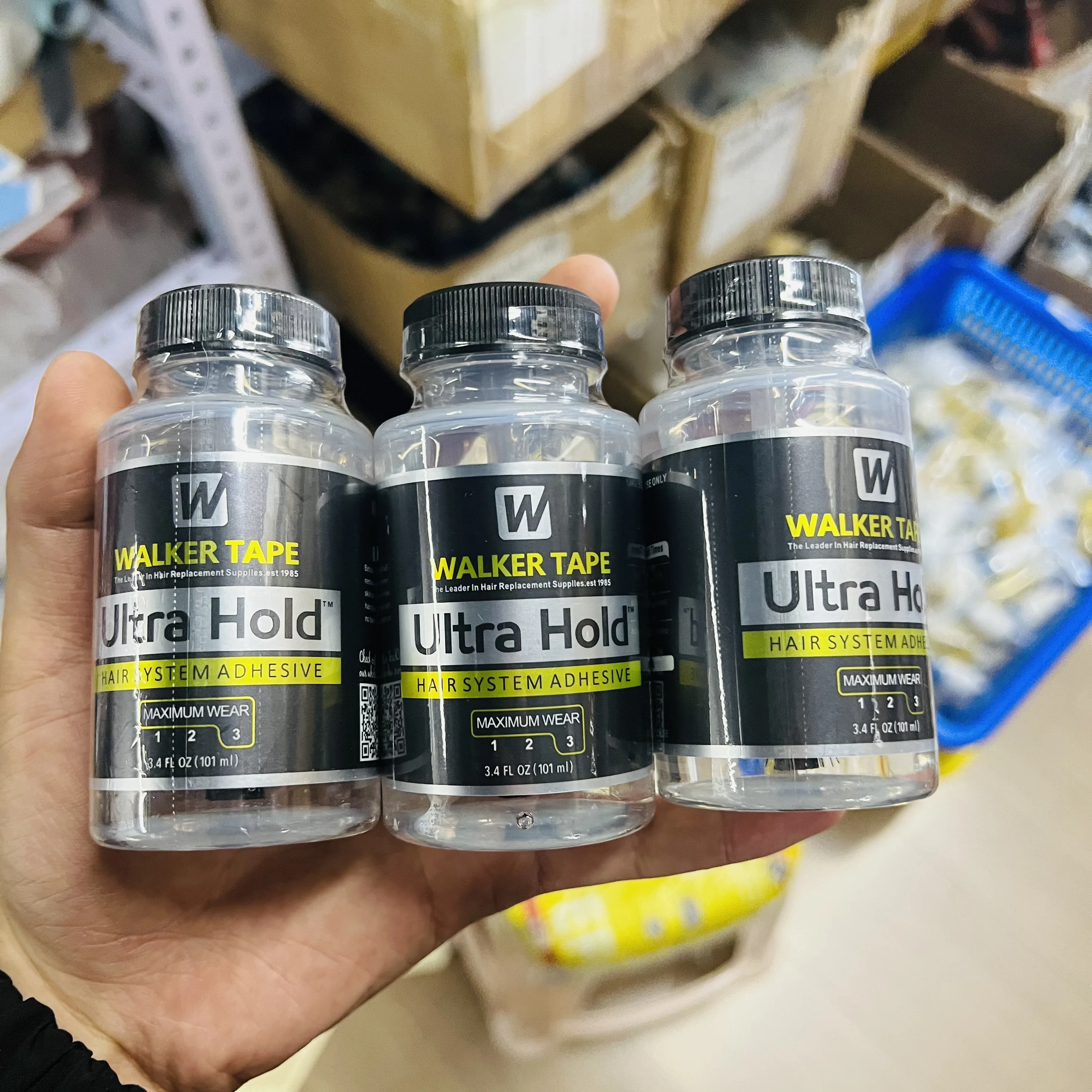 

2PCS Walker Tape Ultra Hold Lace Glue Front Lace Wig Glue Wig Installation Kit Set Glue For Lace Front Waterproof Glue For Wigs