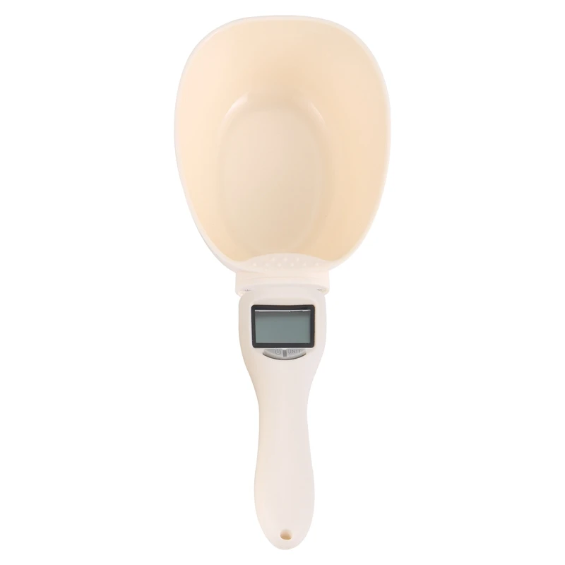 Pet Food Measuring Scoop Dog Food Measuring Cup,Digital Scale Spoon Detachable Cup Feeding Bowls For Measuring Pets Food