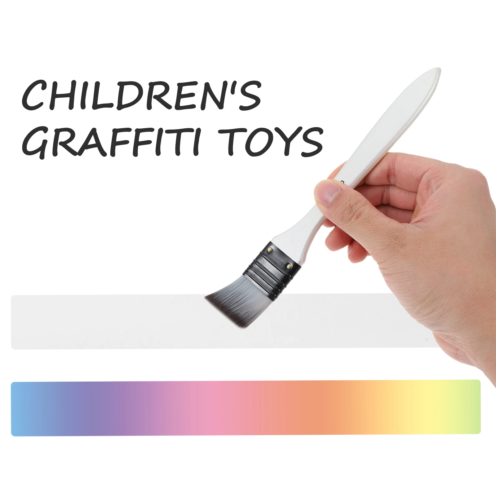 

12pcs DIY Blank White Slap Bracelets Kids Party Favors Practical Safe Skin Paint Yarn Bead Wrapping Toy