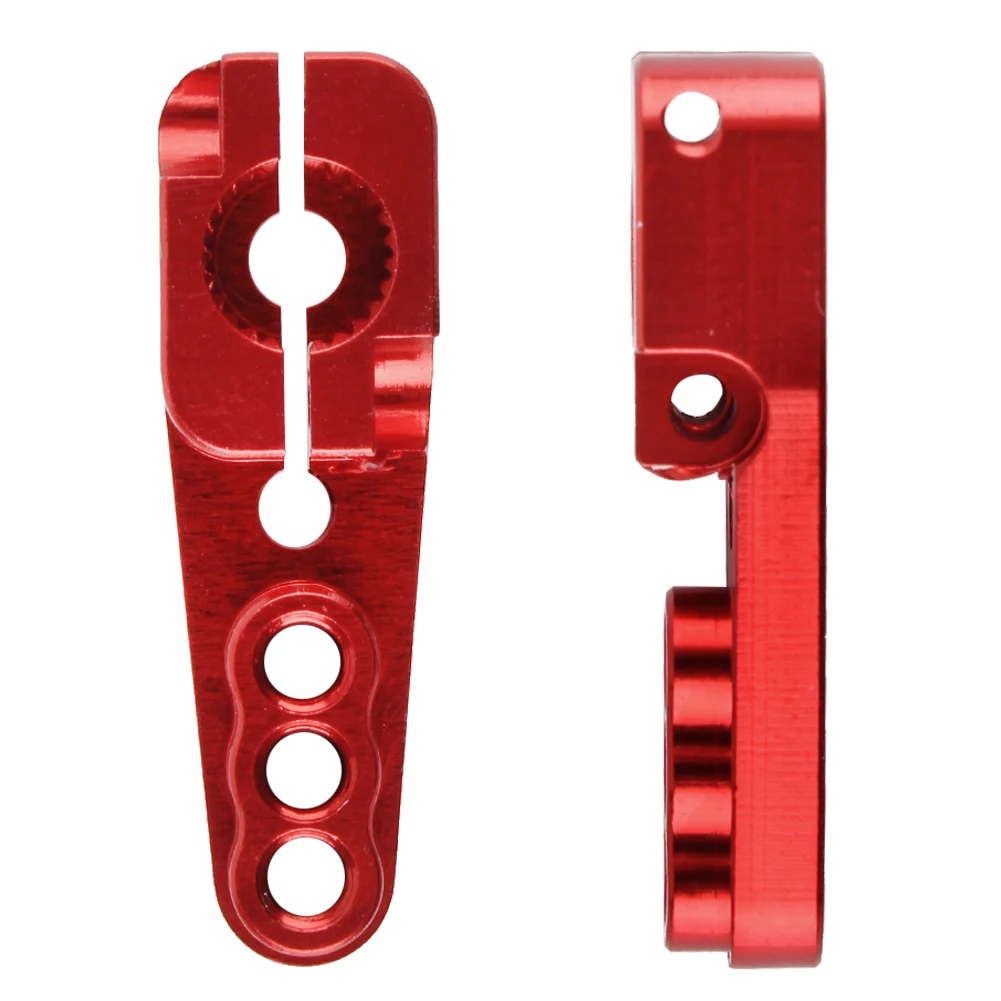 HobbyPark 25T Servo Horn Aluminum Alloy Dual Clamping Steering Arm for RC Car Robot Boat Airplane