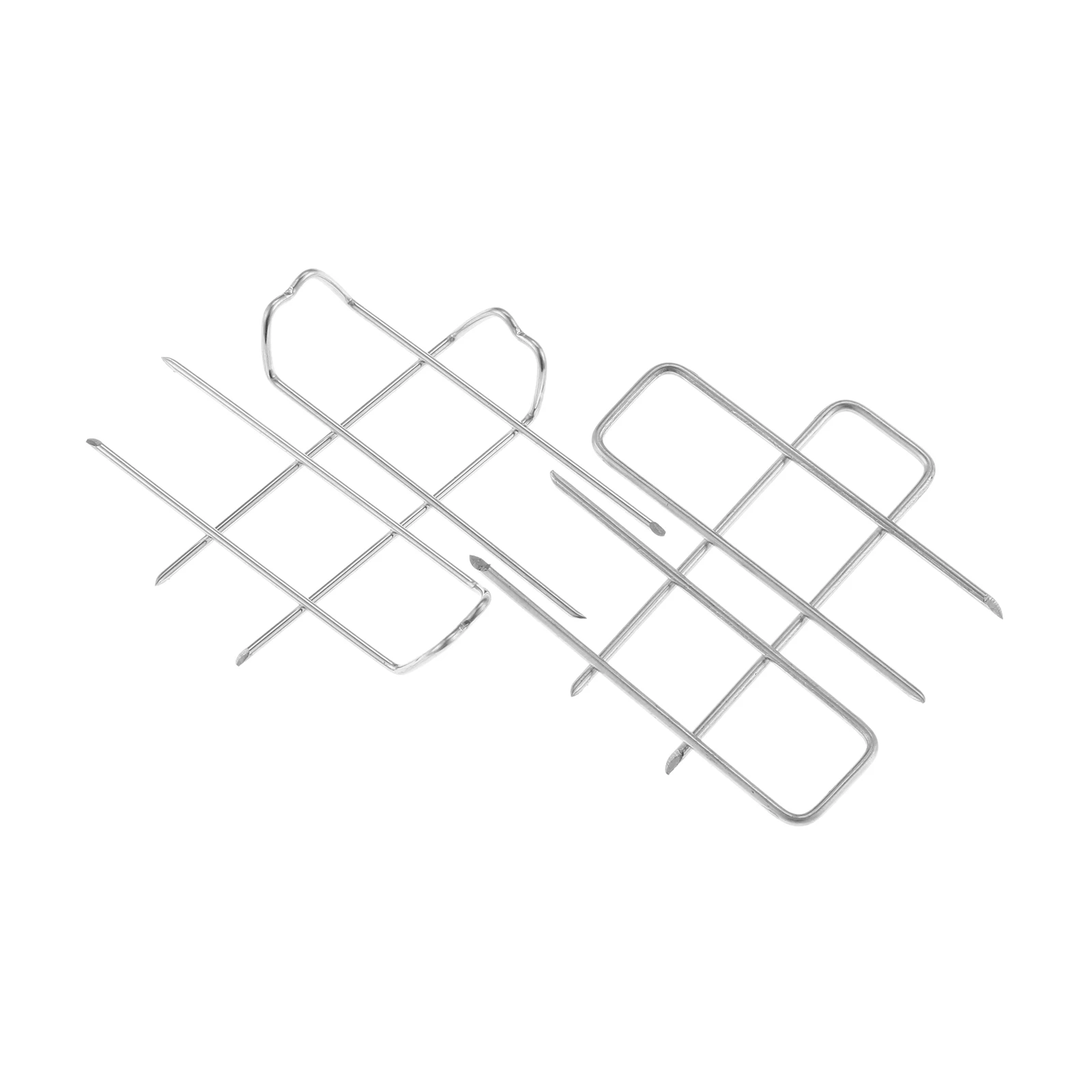 100Pcs M /U Type Wreath Pins Fixed Floral Pins DIY Craft Wreath Bouquet Making Pin for Climbing Plants Wreath Garden Bouquet