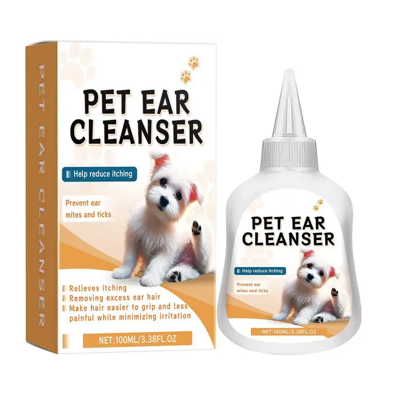 Kitten Ear Wash Cats Ear Wax Wash Remover Drops Puppy Ear Solution Gently Dissolves Wax And Debris Pets Cleaner For Cats Kitten