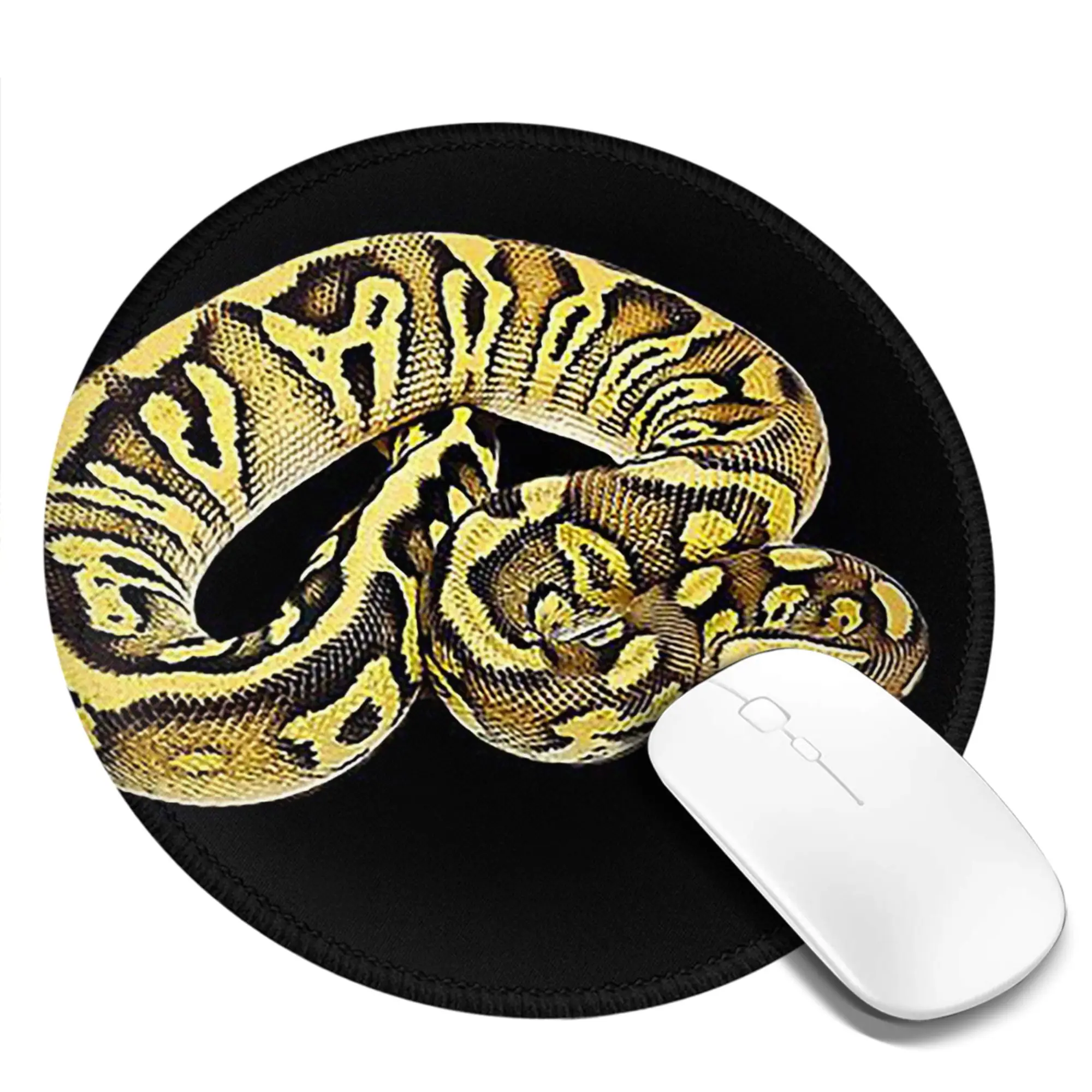 Ball Python pastel leopard Mouse Pad Computer Keyboard Mouse Mat Gamer PC Laptop Desk Mat Office Accessories Table Mats