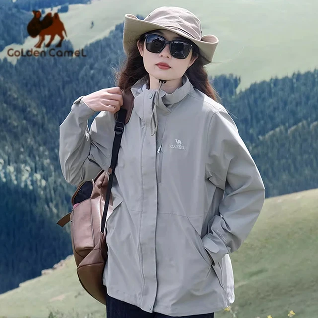 Goldencamel Waterproof Hiking Jackets Women 3 In1 Detachable Men s Jacket Outdoor Winter Men Windbreaker Mountaineering Coats Hiking Jackets AliExpress