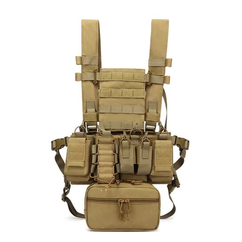 Taktische Weste mit Hängetasche, EDC-Tasche, Magazintasche, FG-Gürteltasche für JPC CPC MK3 MK4 Jagd-Plattenträger, Aufbewahrungstasche