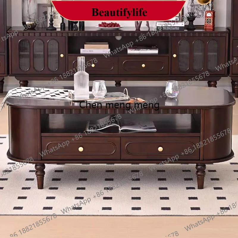 

F185 Роскошный журнальный столик в скандинавском стиле, деревянные маленькие ящики, простой приставной столик, уникальный прозрачный дешевый центр Mesa, вспомогательная постмодернистская мебель