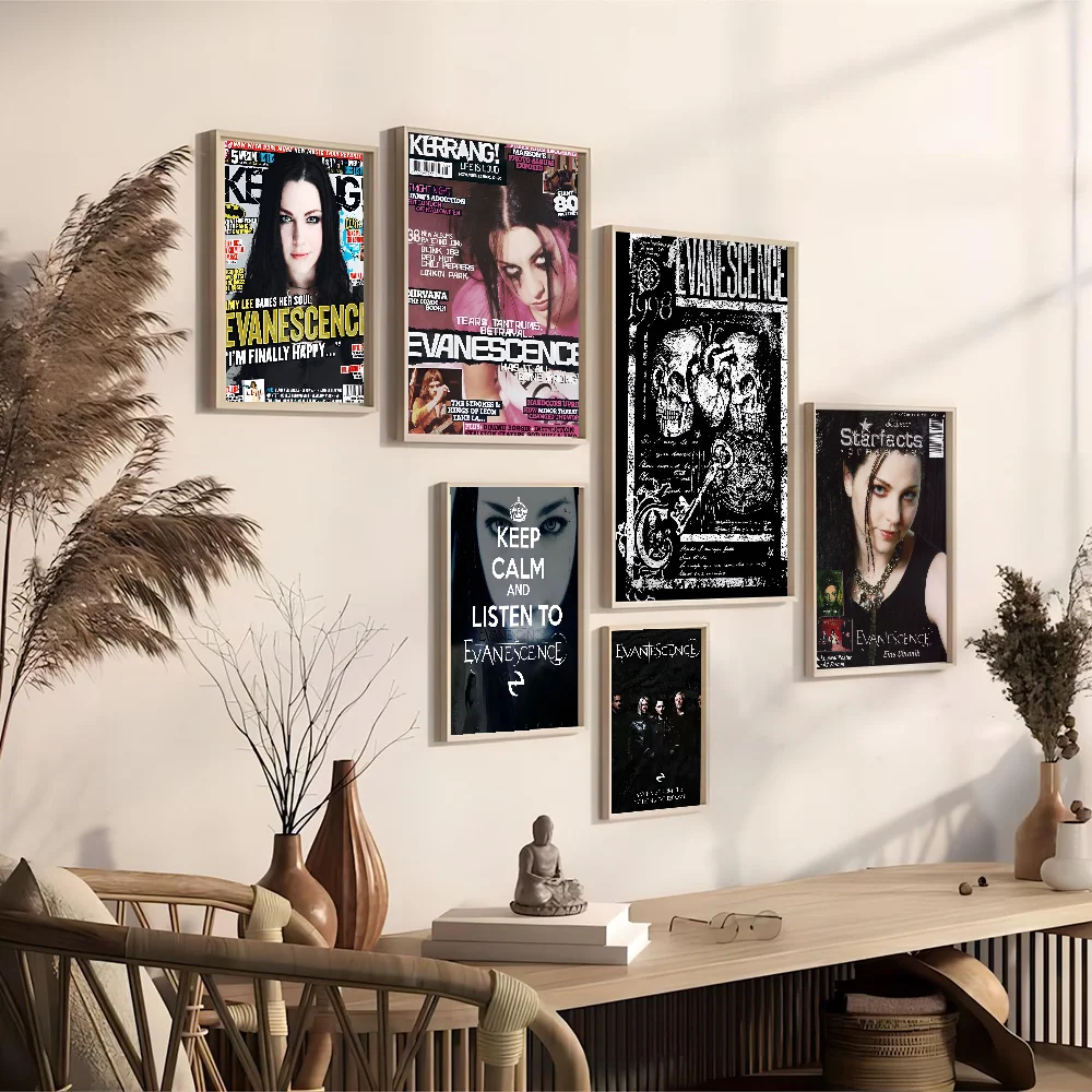 Evanescence Band Classic Vintage Posters Vintage Room Home Bar Cafe Decor Nordic Home Decor