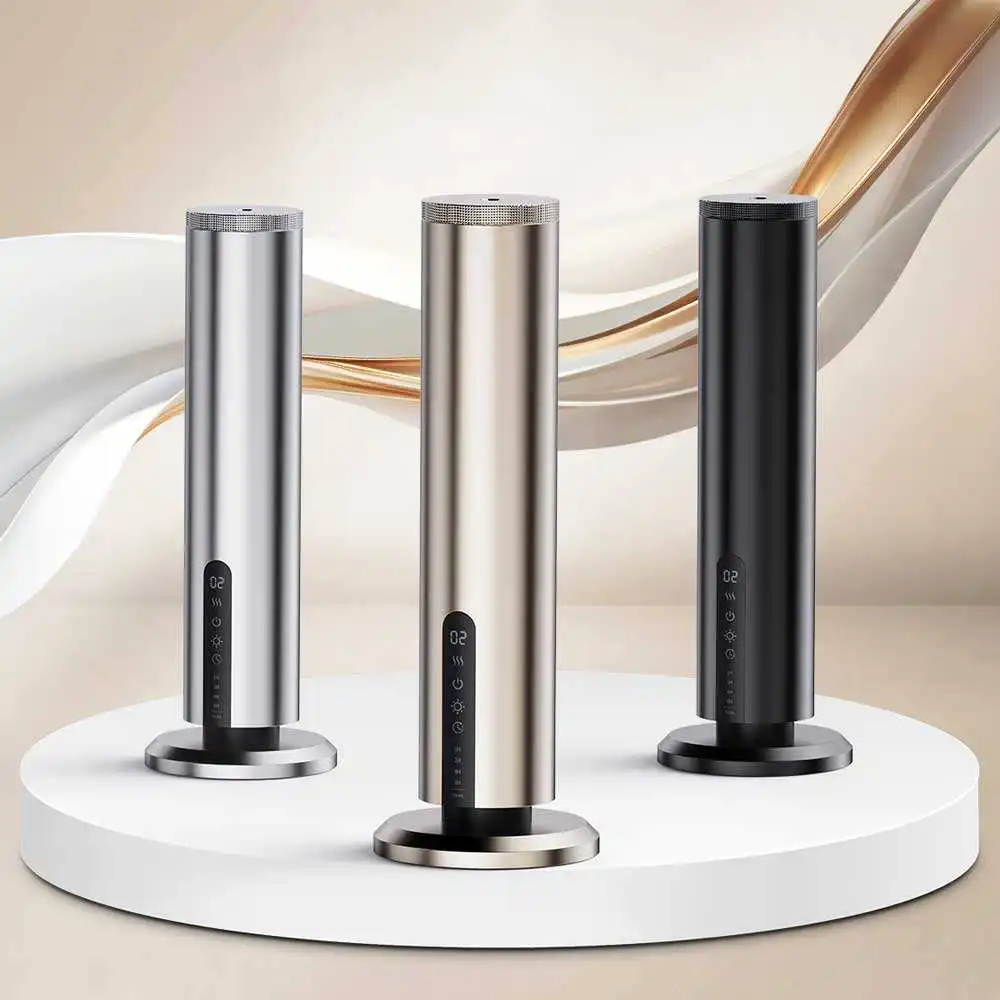 

Wholesale Smart Oil Aromatherapy Machine Tower Electric Waterless Bluetooth Control Essential Aroma Diffuser
