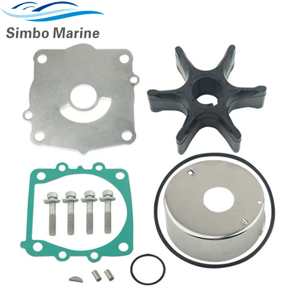 68V-W0078 Water Pump Impeller Kit For Yamaha Outboard 75 90 115 130 HP 68V-W0078-00-00 68V-W0078-01-00 Sierra 18-3442