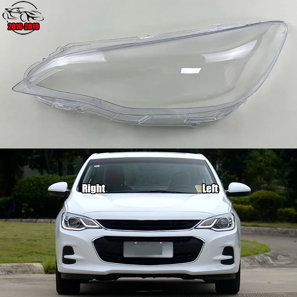 

For Chevrolet Cavalier 2016 2017 2018 2019 Headlight Cover Transparent Headlamp Shell Plexiglass Replace Original Lampshade